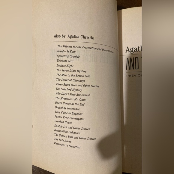 Agatha Christie And Then They Were None Paperback Book - Picture 8 of 10